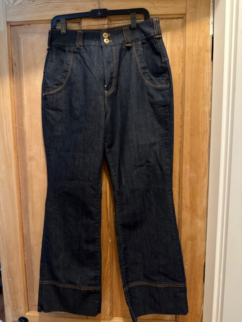 Pilcro Dark Navy Flare Jeans